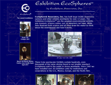 Tablet Screenshot of exhibitionecospheres.com